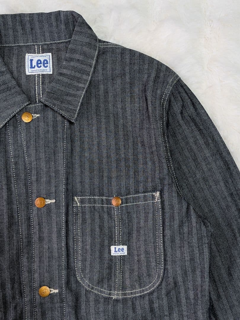 美品 Lee ヘリンボーン カバーオール LGT027 XL