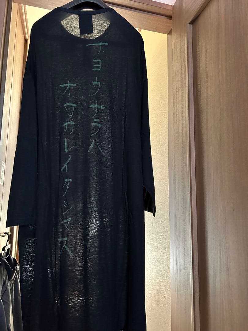 白*様 YOHJI YAMAMOTO×内田スズメ　顔柄　ロングカットソー