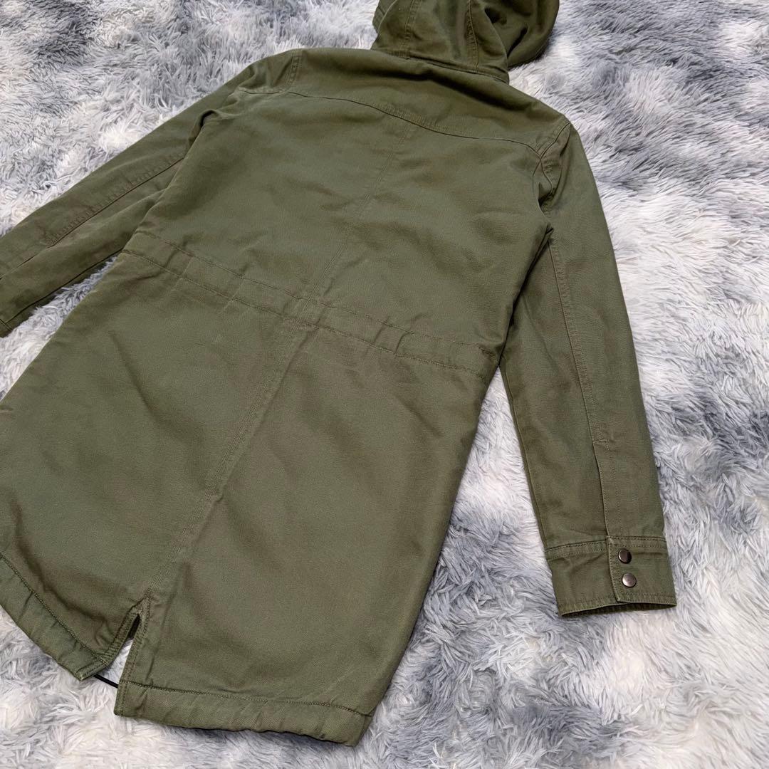 Patagonia モッズコート レディース 裏起毛カーキ XS