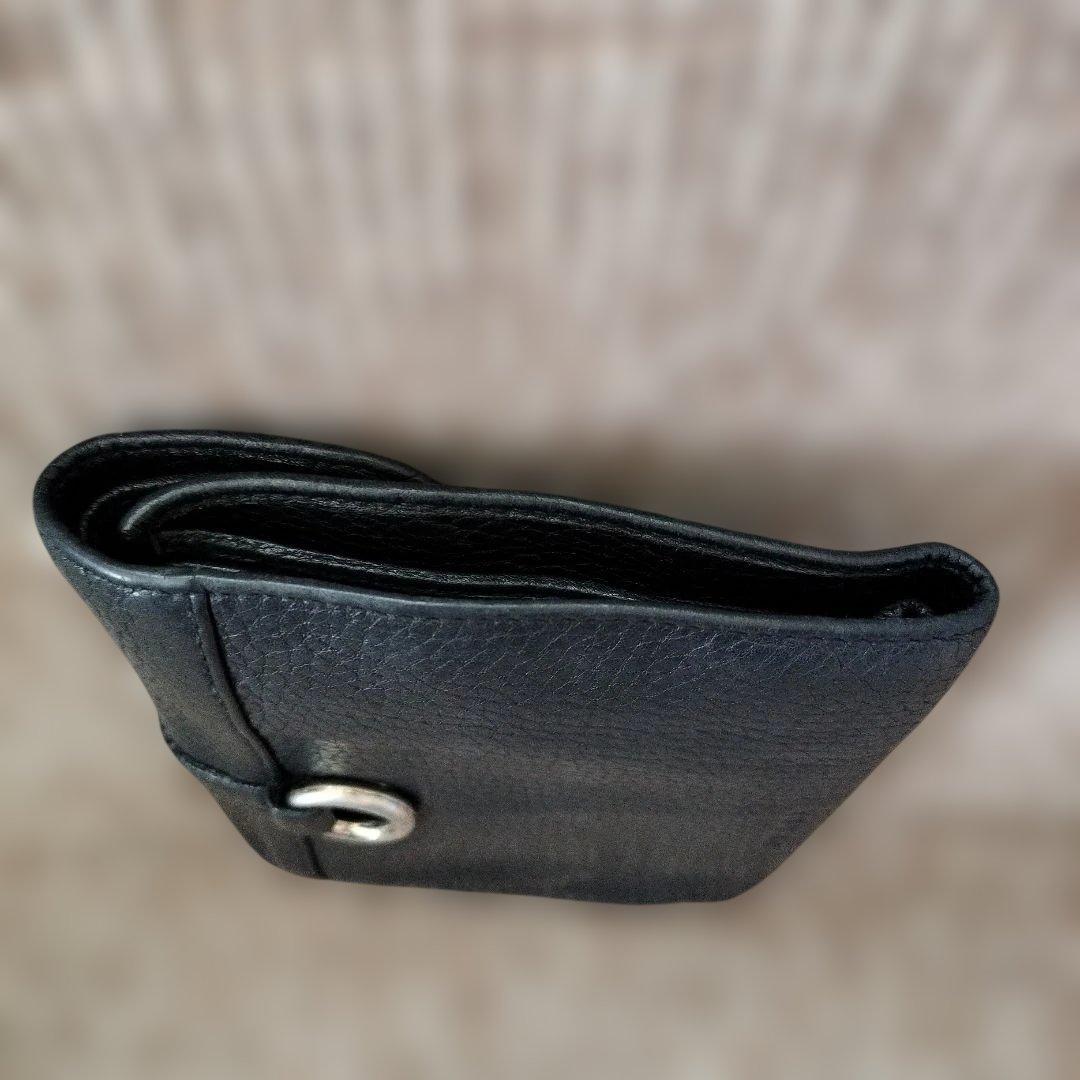 PRADA ヴィッテロダイノ レザー製 二つ折り財布 黒