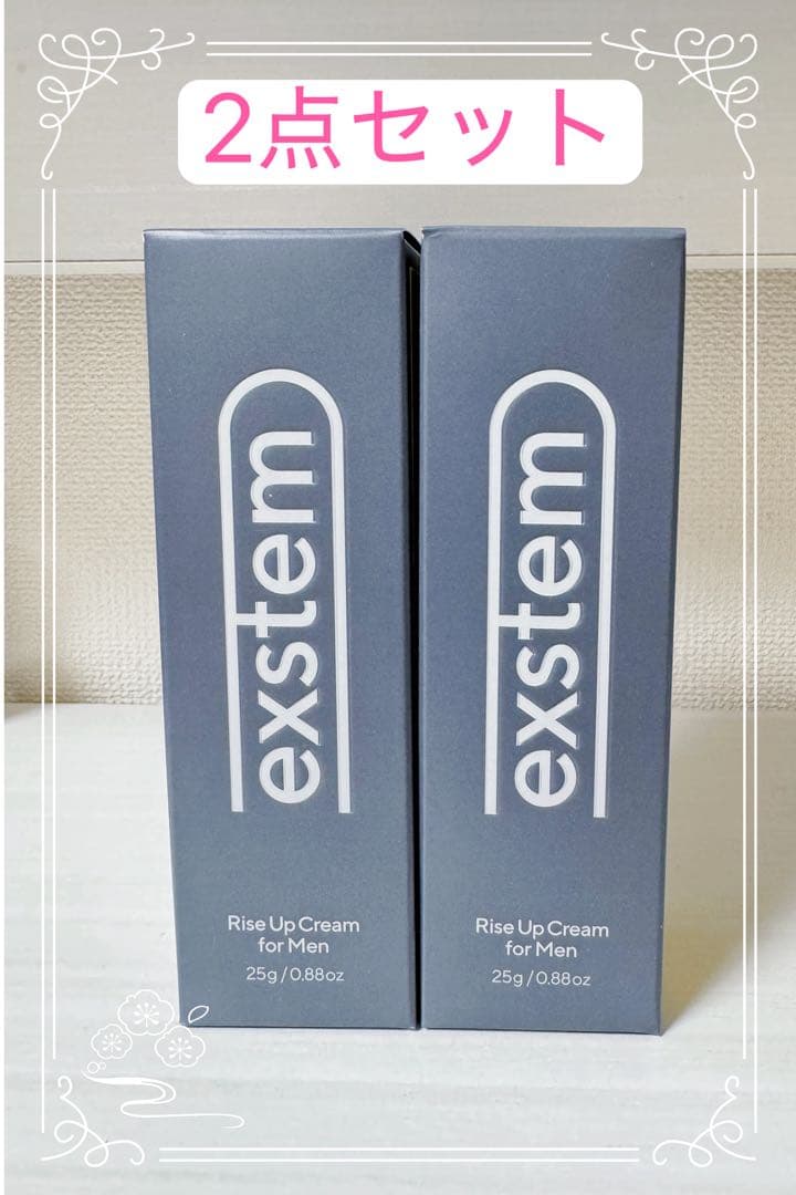 exstem エクステム ライズアップクリーム フォーメン　25g 2点セット