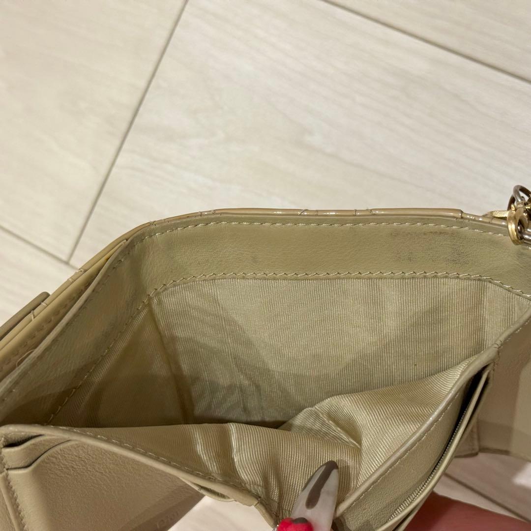 Dior ディオール ロータスウォレット パテントカーフスキン 財布 ミニ財布