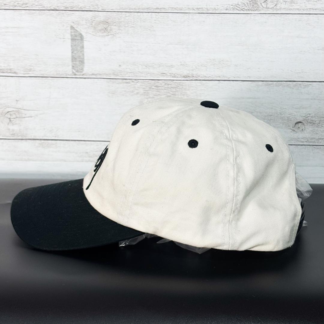 Stussy　ロゴ刺繍 キャップ あいみょん着用　　ブラック　ステューシー