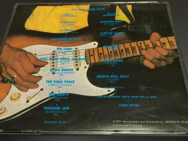 2CD！ジェフ ベック/GOING DOWN/BUDOKAN 1980