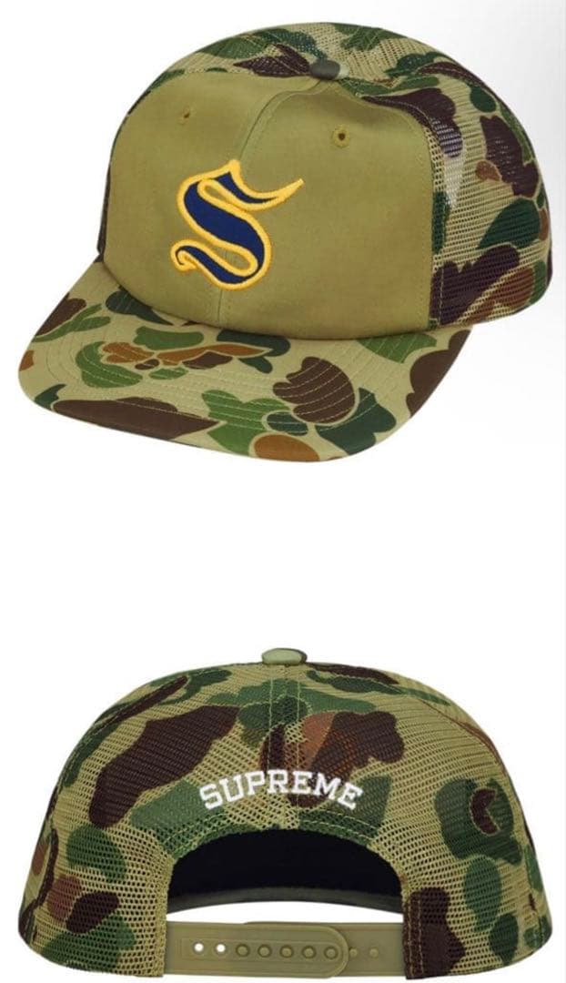 Supreme 6-Panel シュプリーム メッシュ キャップ ロゴ Cap