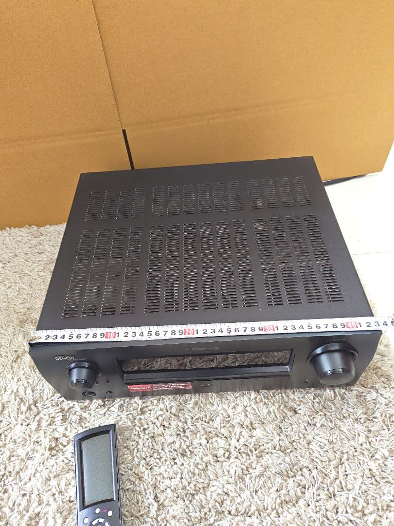 2034 DENON　アンプ　AVC-3808　通電◯