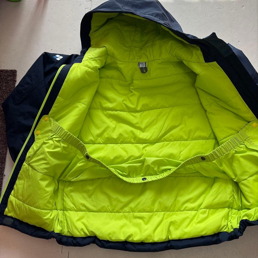 美品　montbell モンベル　Kid's パウダーステップジャケット　150