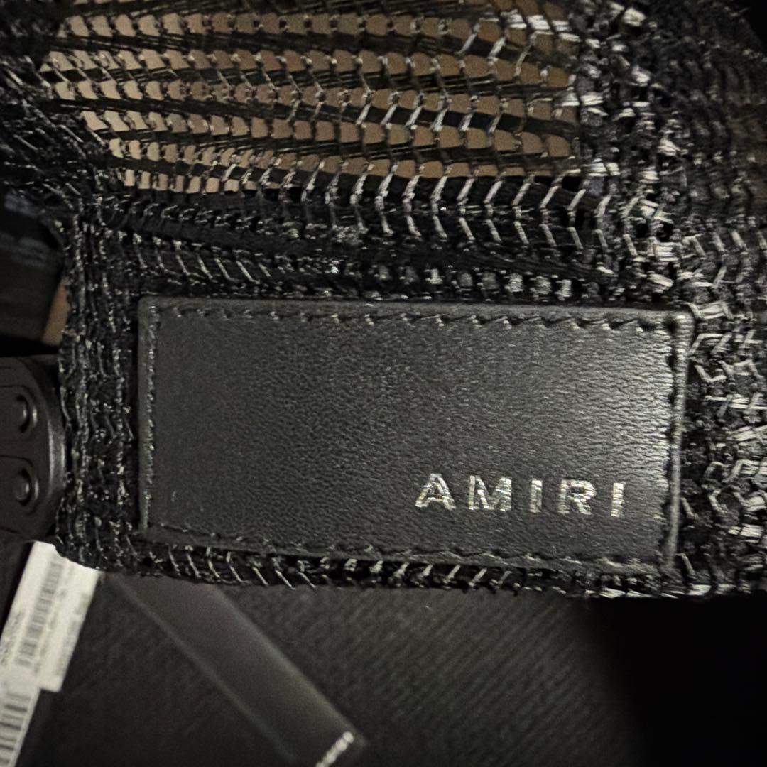 新品未使用　AMIRI ブラック メッシュキャップ　確実正規品