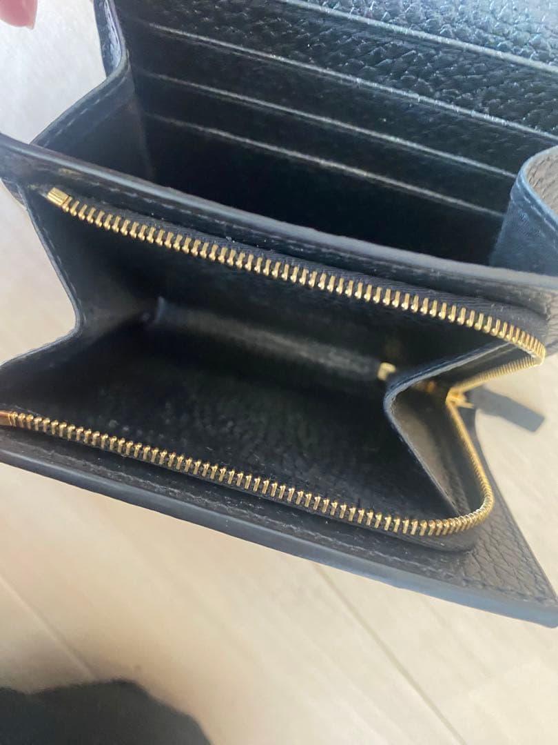 美品グッチ三つ折り財布GUCCI グッチ GGマーモント