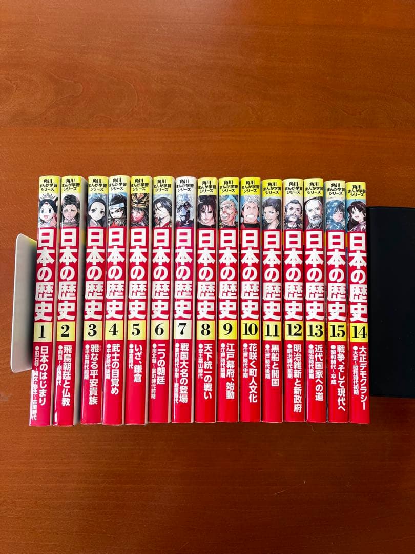 角川まんが学習シリーズ 日本の歴史 全巻セット 1-15巻