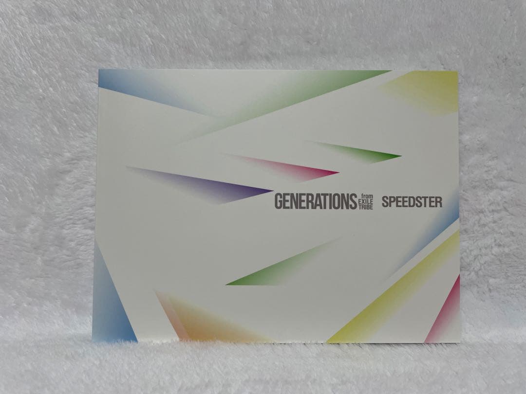【初回生産限定盤】GENERATIONS「SPEEDSTER」CD