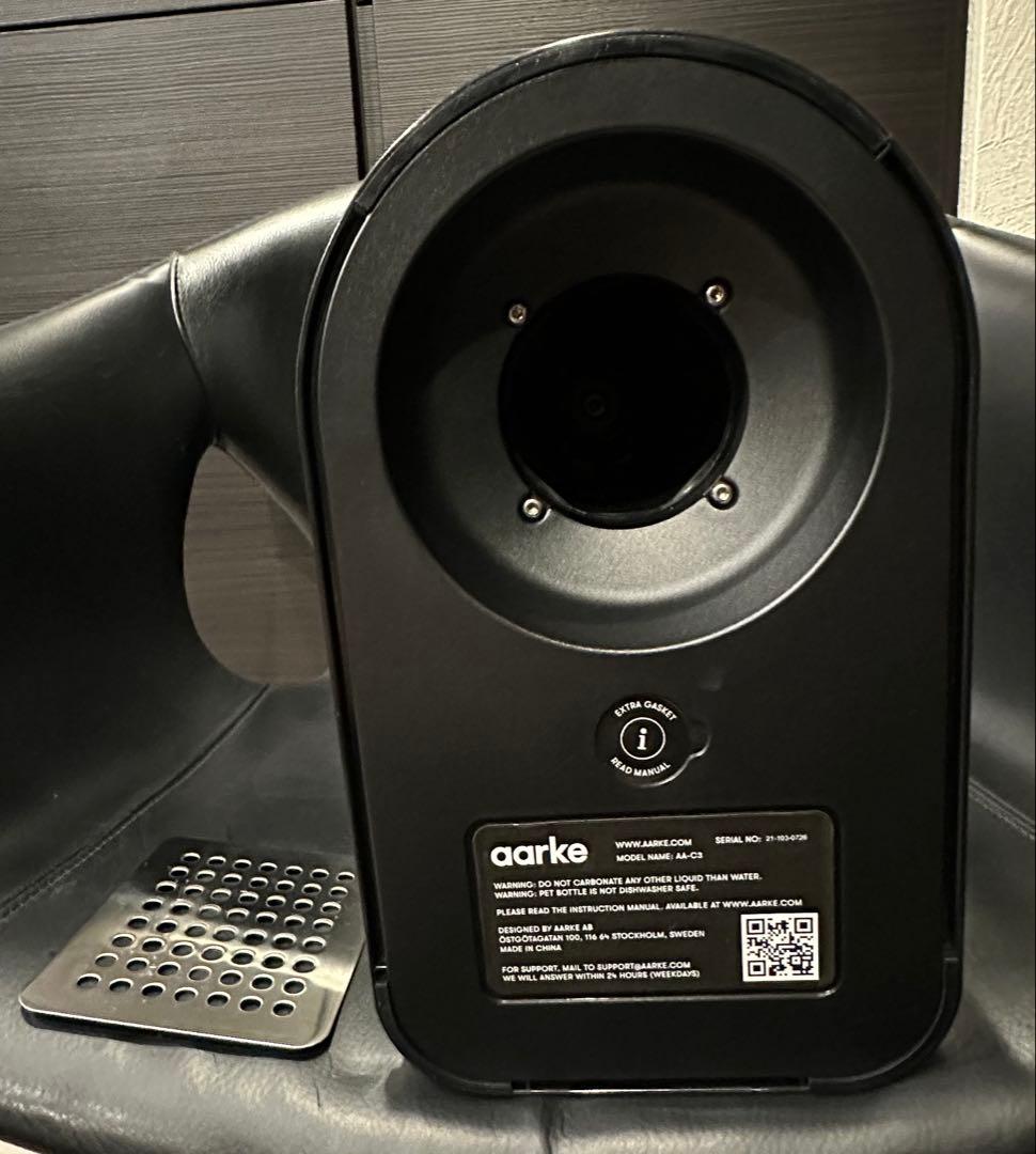 り*ろ様 【aarkeアールケ】炭酸水メーカー 《マットブラック》交換ガスシリン