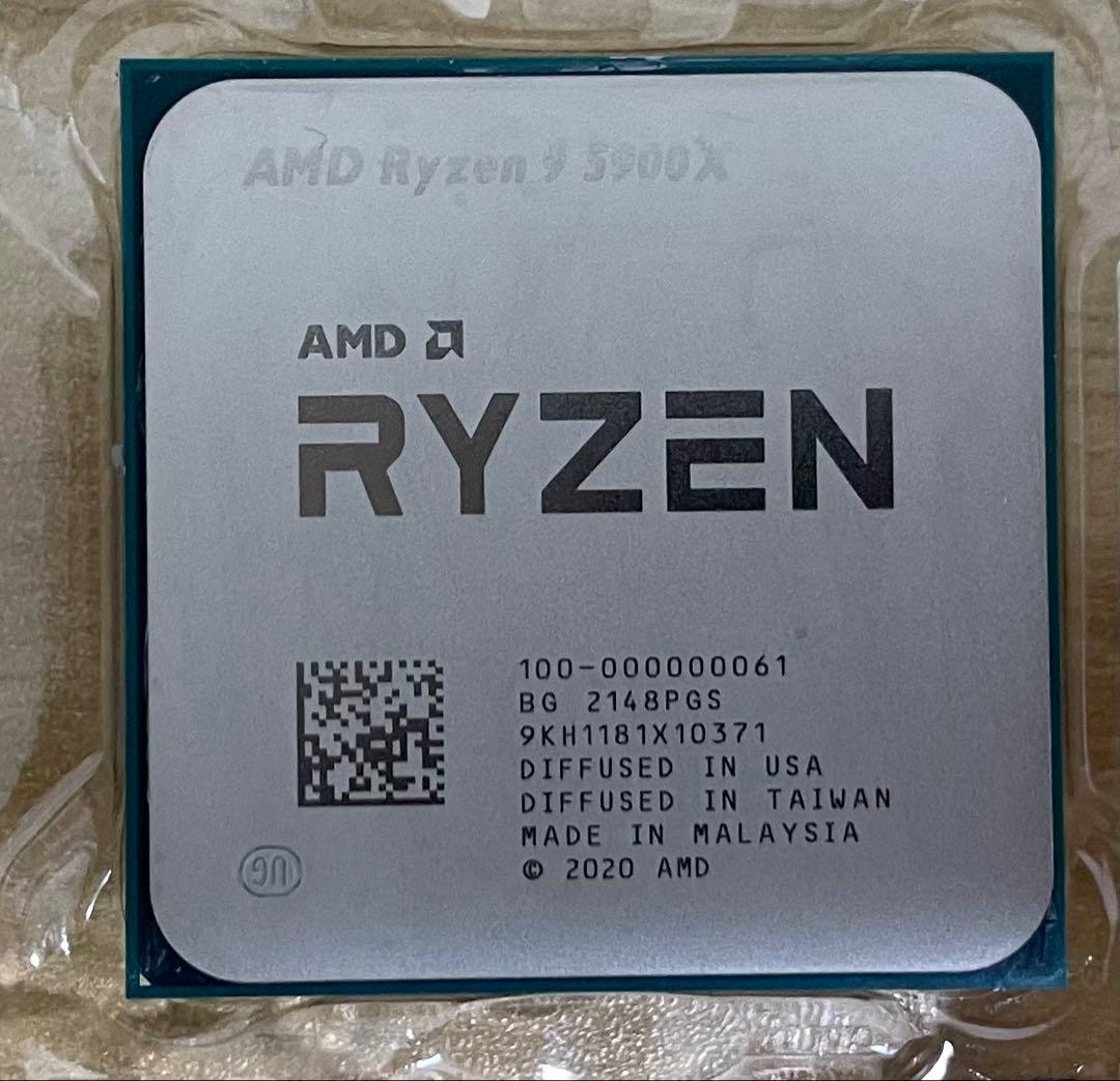 AMD Ryzen 9 5900X CPU 12コア　AM4