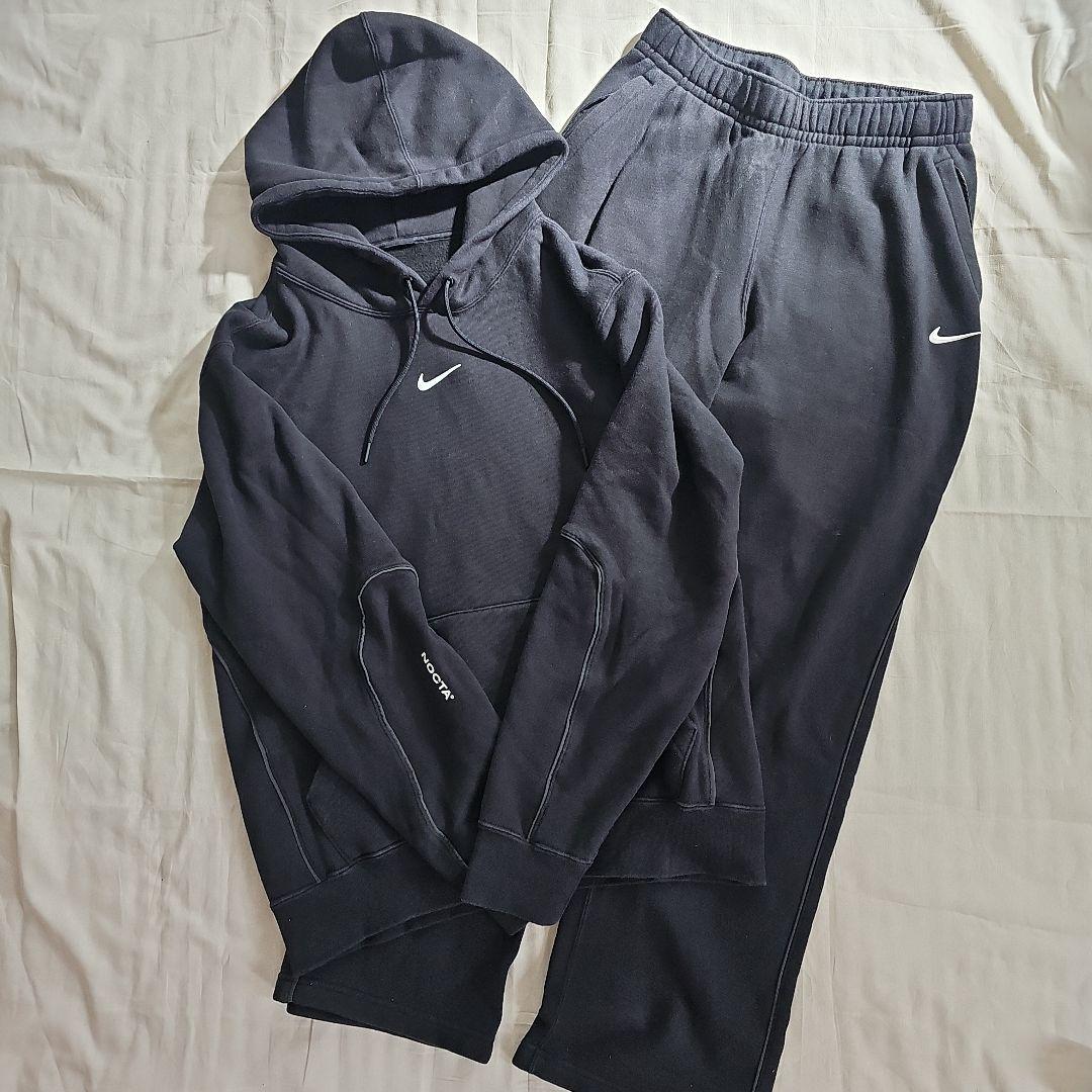Nike NOCTA ブラックジャージ上下セット Drake