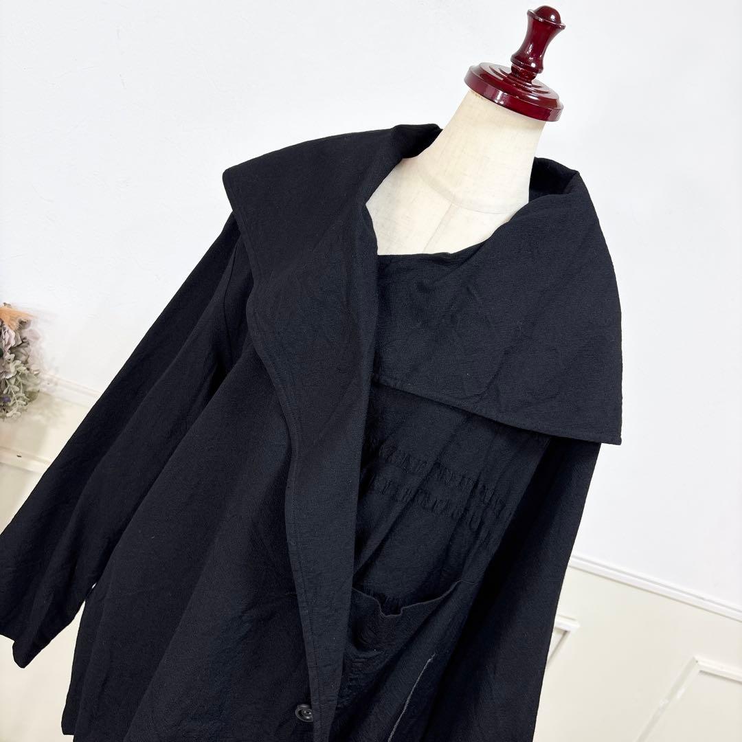40 美品　ゆったりサイズ　センソユニコ　慈雨　羽織り
