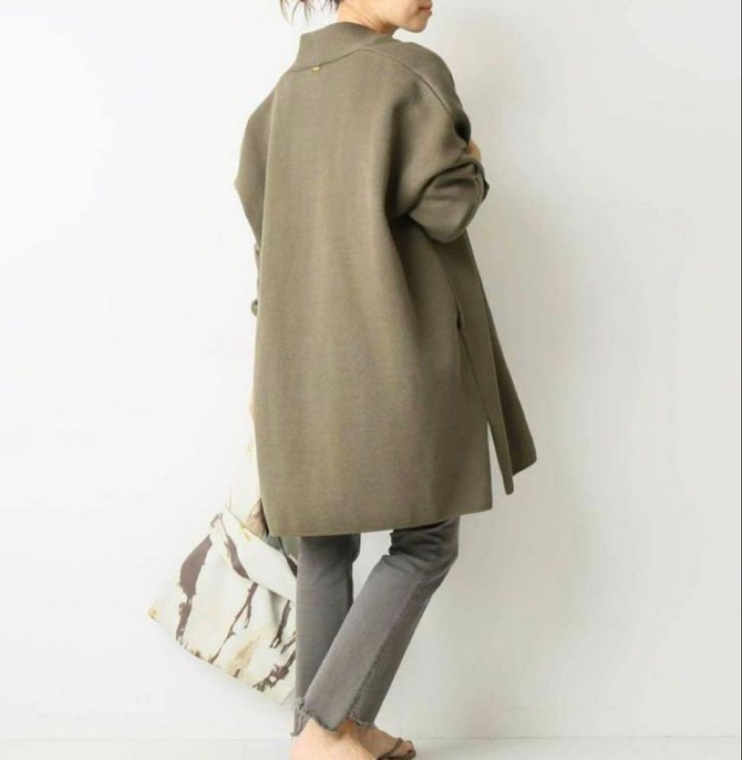 Deuxieme Classe Twinscotton ショートガウン カーキ