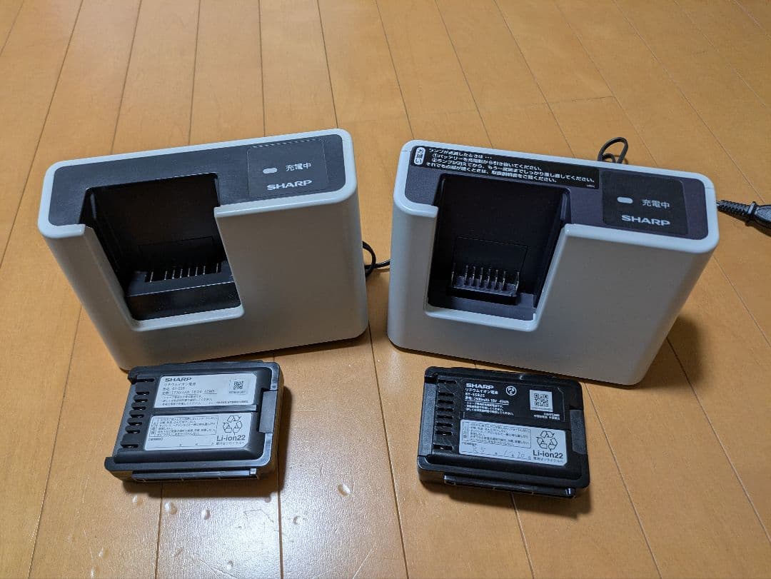 SHARP EC-AR8 PRＣTIVE Air 本体 黒スタンドバッテリー付