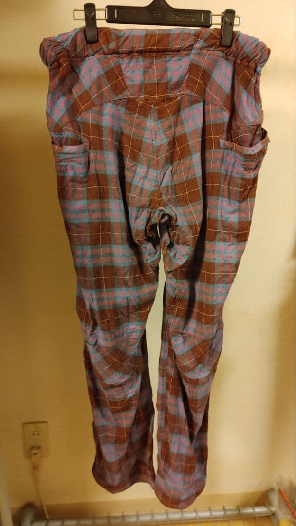 balanceweardesign チェックネルパンツ バランスウェアデザイン