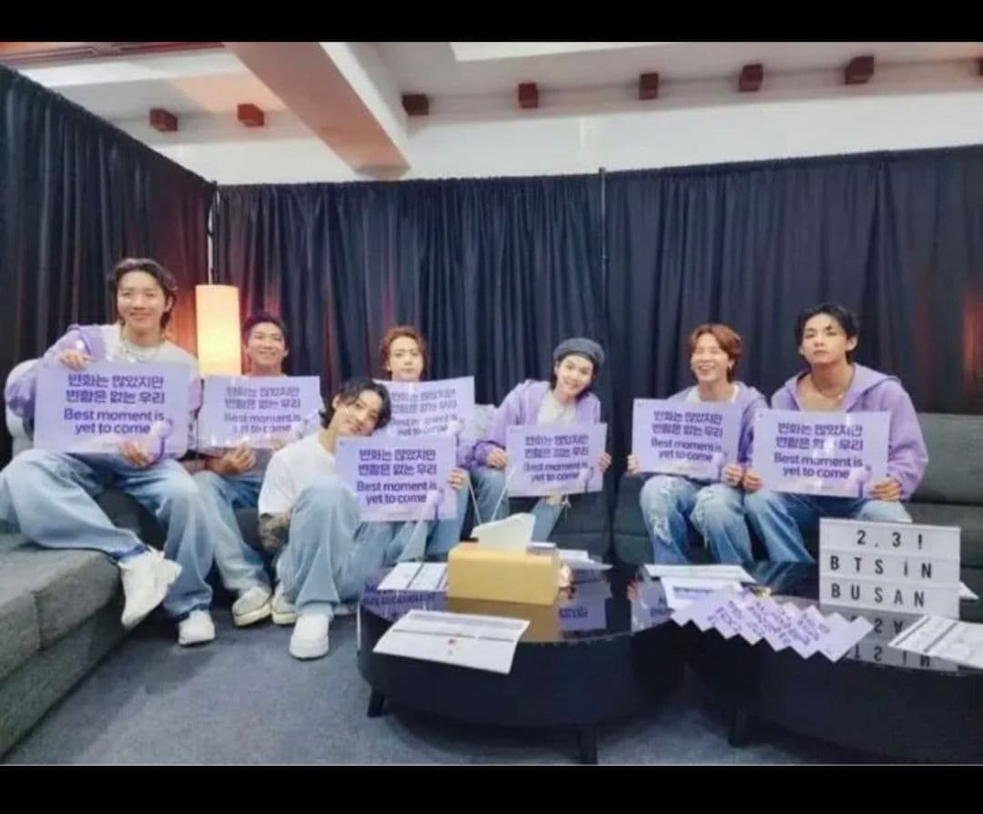 BTS Yet To Come in BUSAN公式スローガン