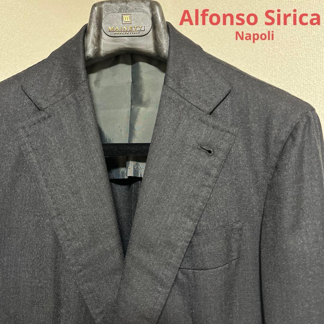 アルフォンソシリカ　ジャケット　グレー　ウール