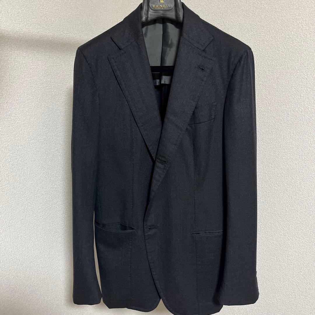 アルフォンソシリカ　ジャケット　グレー　ウール