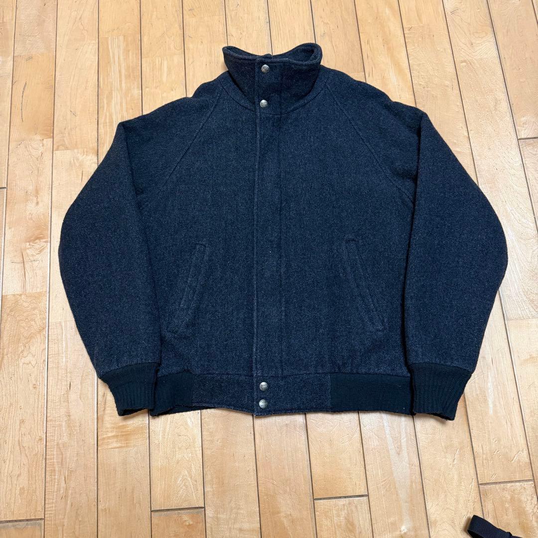 80s USA製 ウールリッチ ウール ブルゾン 裏ボア made in usa