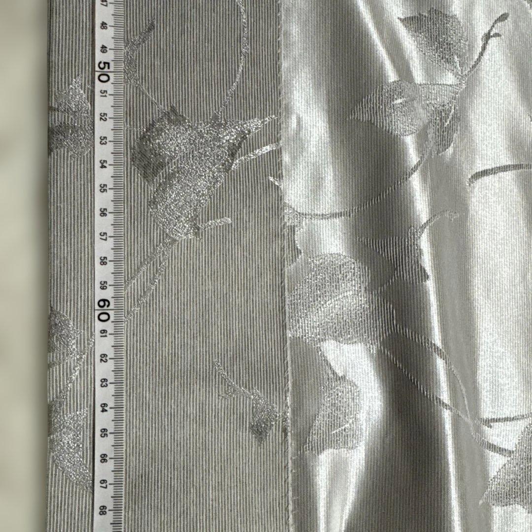 アスワン　150✖️230 高級カーテン グレー