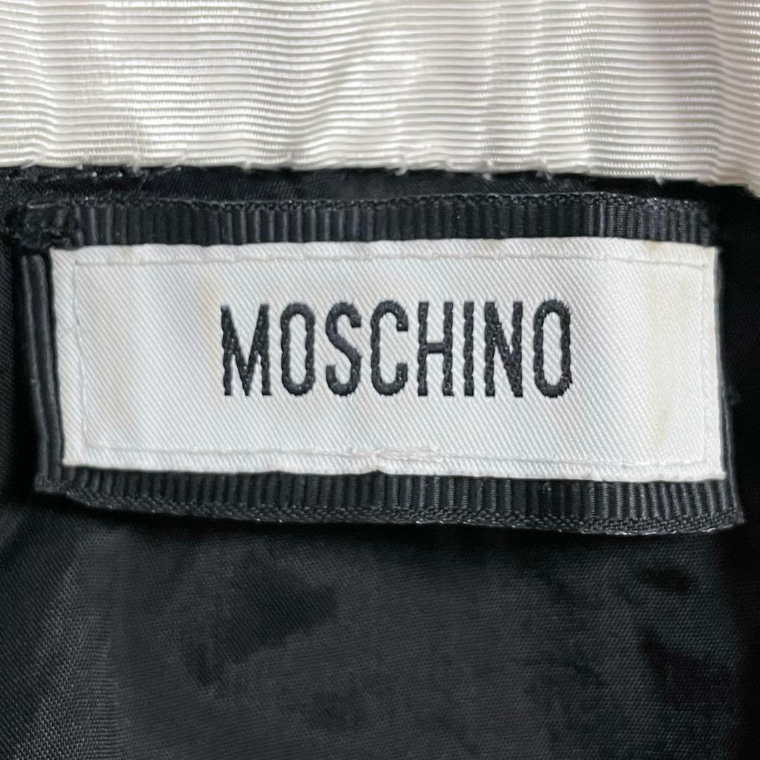 モスキーノ フリル変形 チェック 長袖シャツ ワンピース ドレス 42 L〜XL