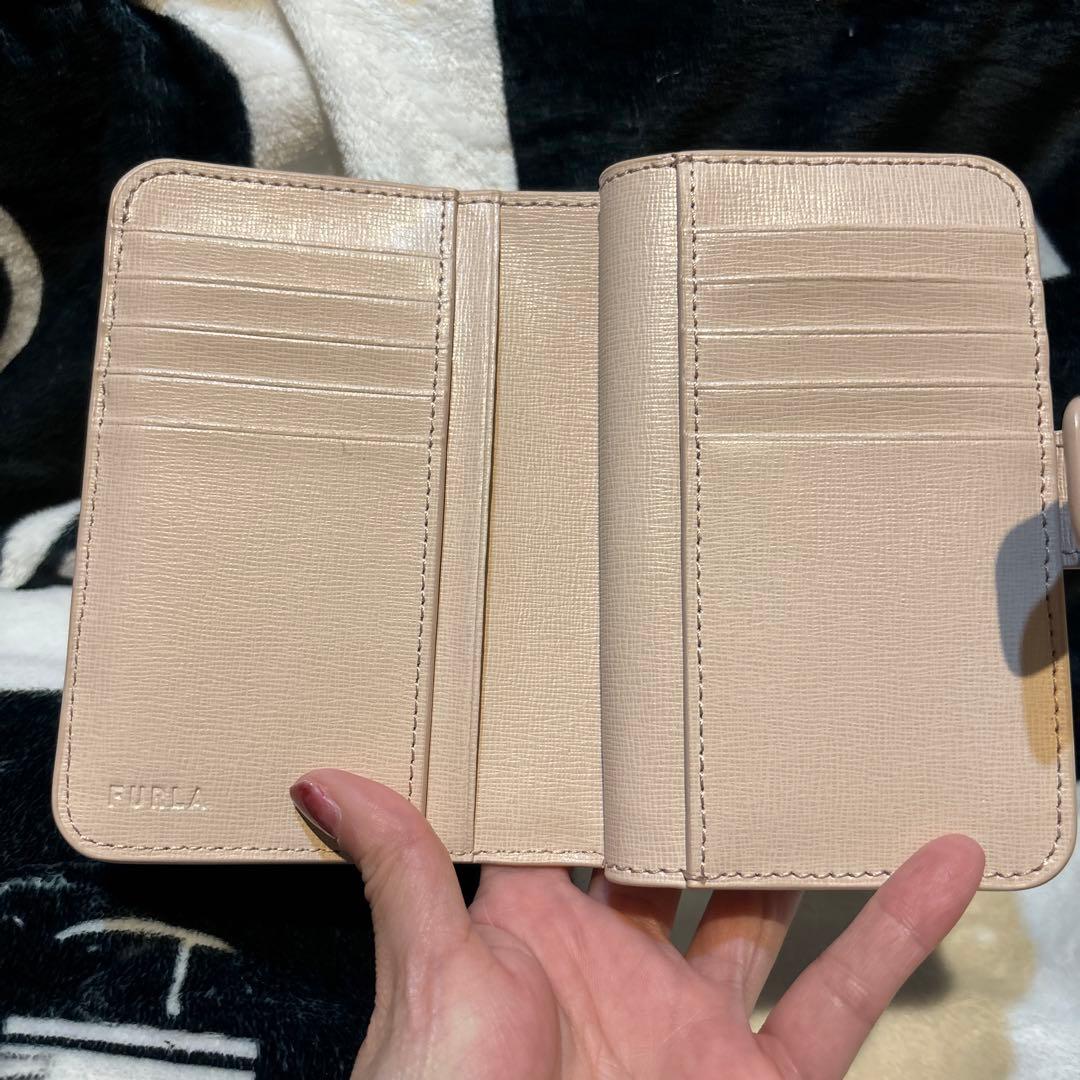 K*o様 FURLA ピンクベージュ 二つ折り財布