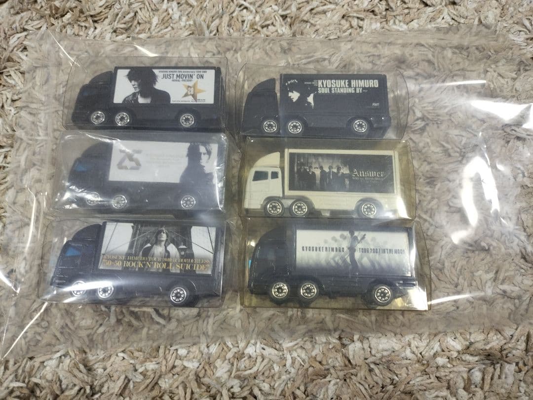 氷室京介　boowy トランポ　ツアートラック　ミニカー　グッズ　GLAY