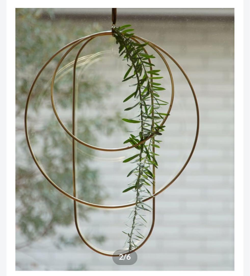 ferm LIVING デコフレームブラス ゴールド モビール デンマーク 北欧