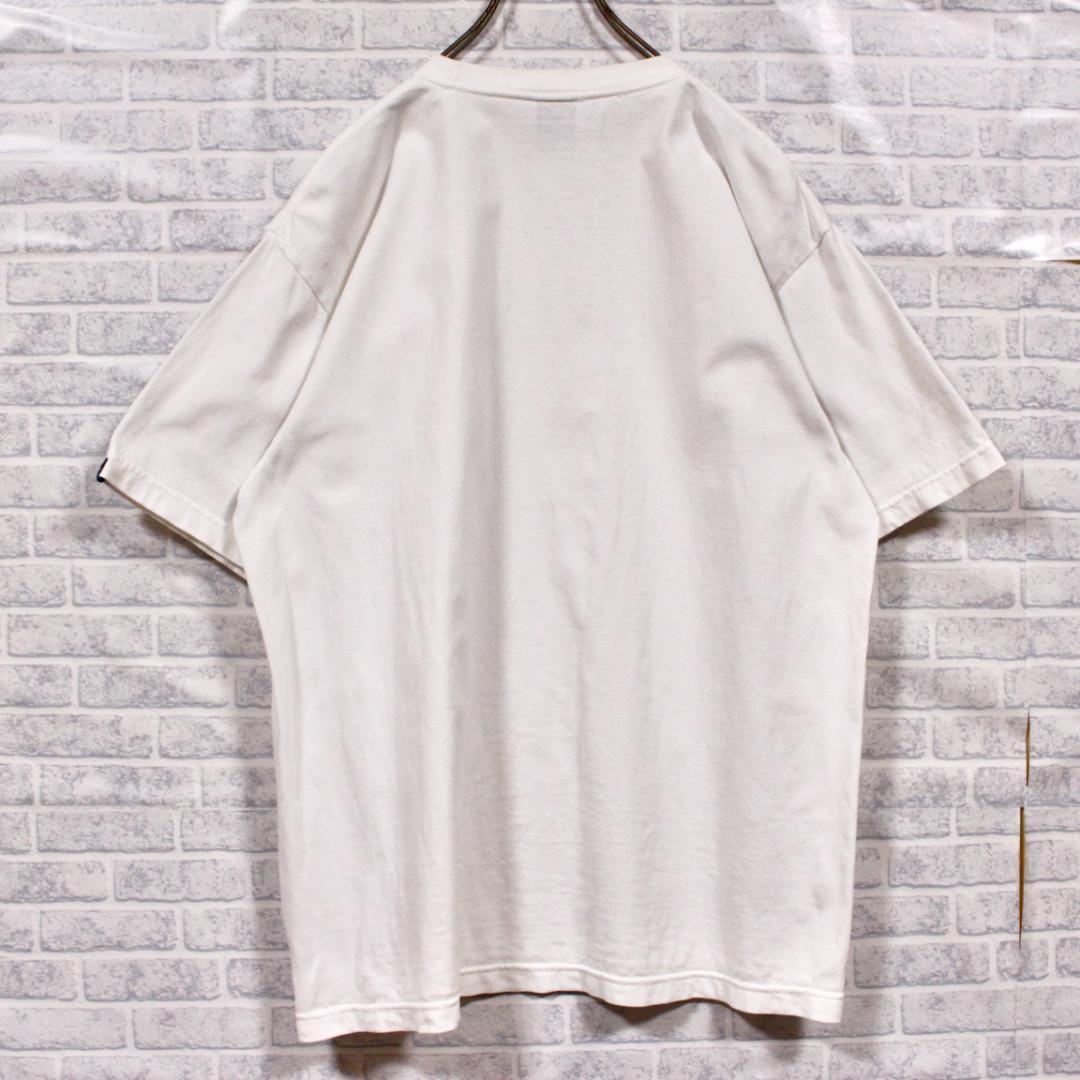 XL APPLEBUM グラデ ロゴ Tシャツ アップルバム 白 半袖
