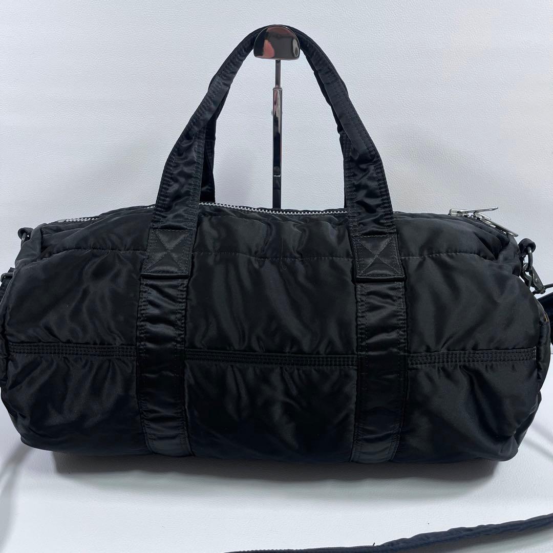 PORTER　タンカー　2way　ダッフルバッグ　ボストンバッグ　黒 吉田カバン