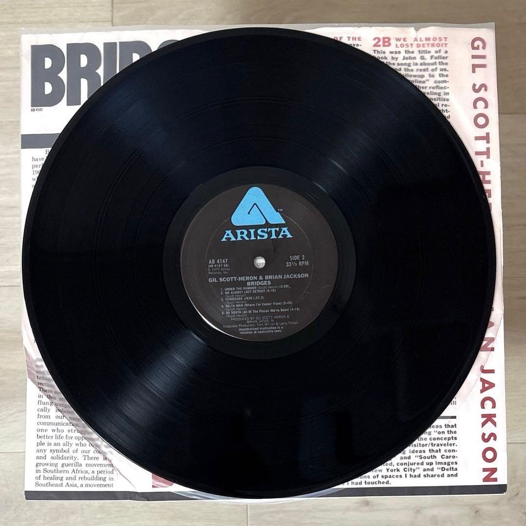 LP/レアグルーヴ/BRIDGES/GIL SCOTT HERON AND...