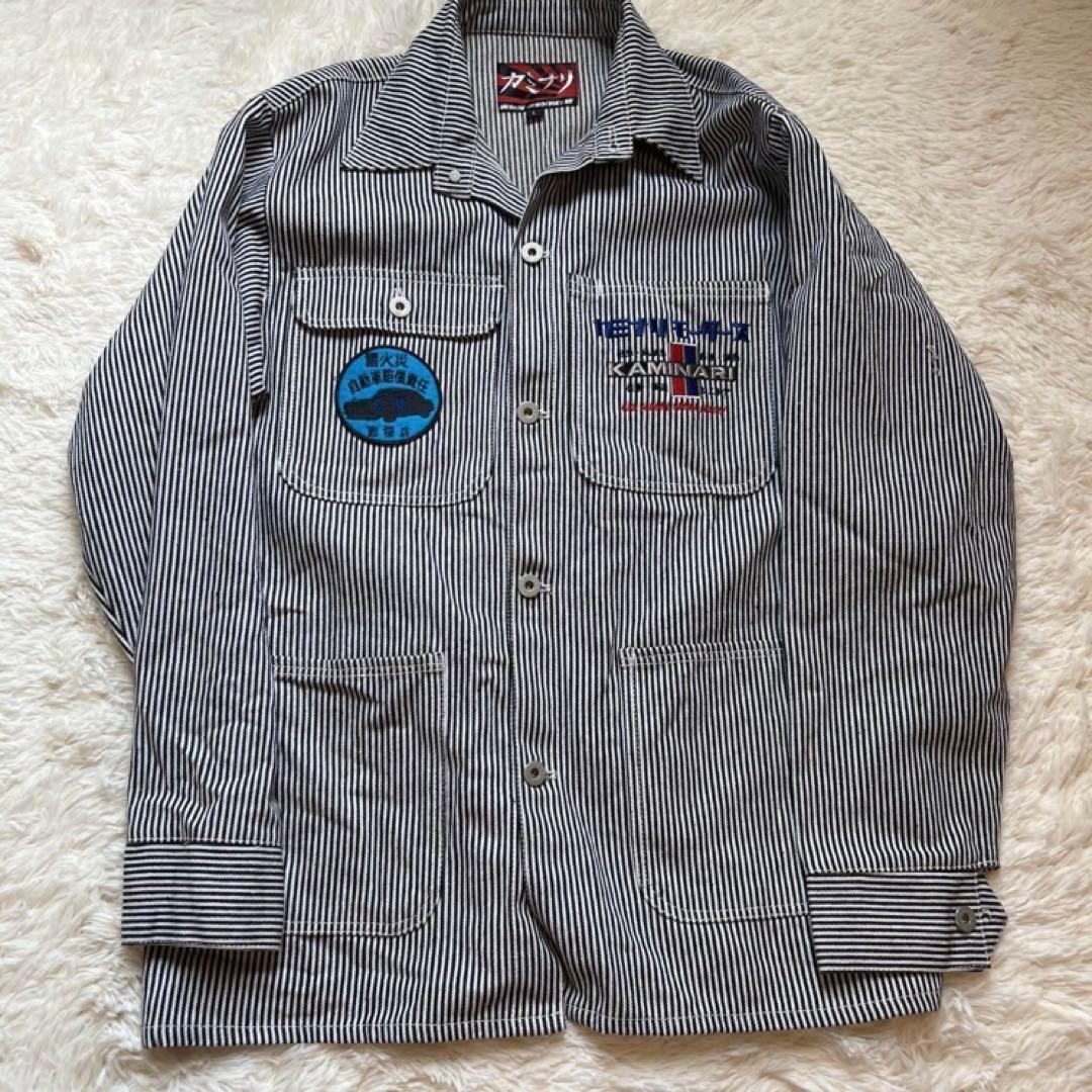 【レア品】カミナリモータース　ワークジャケット　サイズL　エフ商会