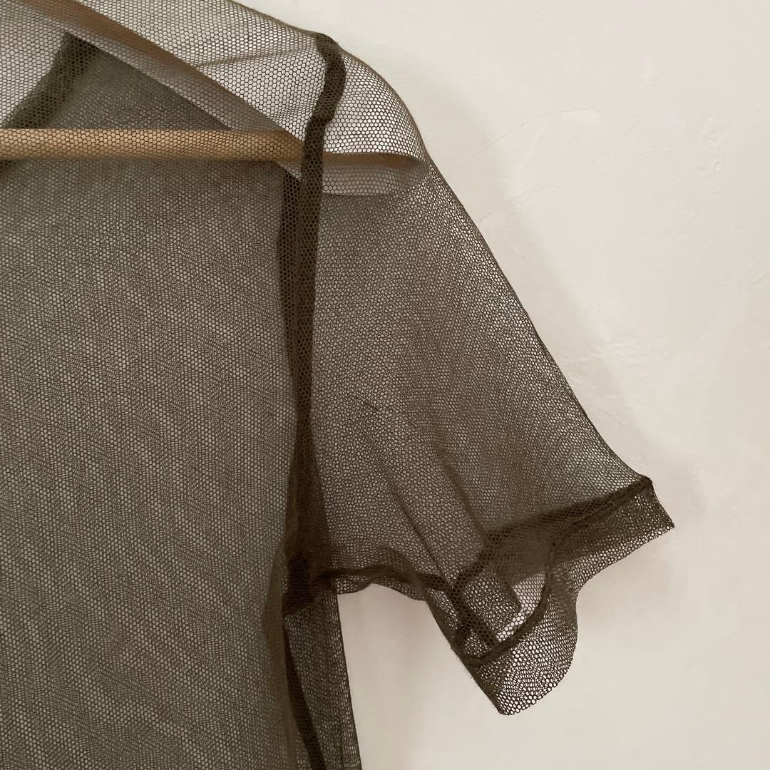 Helmut Lang 1999 本人期 メッシュ ミリタリー Tシャツ