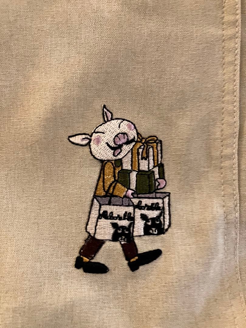 美品◾︎アルベロベロ ワッペン刺繍装飾 チュニックワンピース オレボレブラ