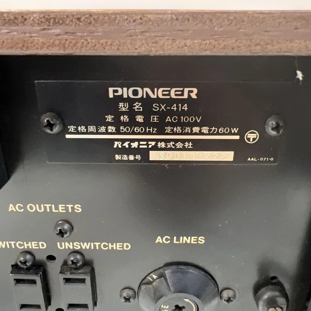 アンプ PIONEER STEREO RECEIVER MODEL SX-414