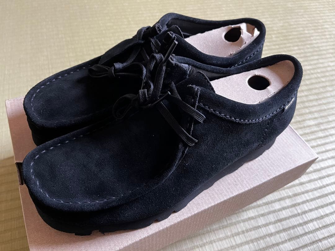 【新品・未使用】WallabeeGTX Black Suede size UK7