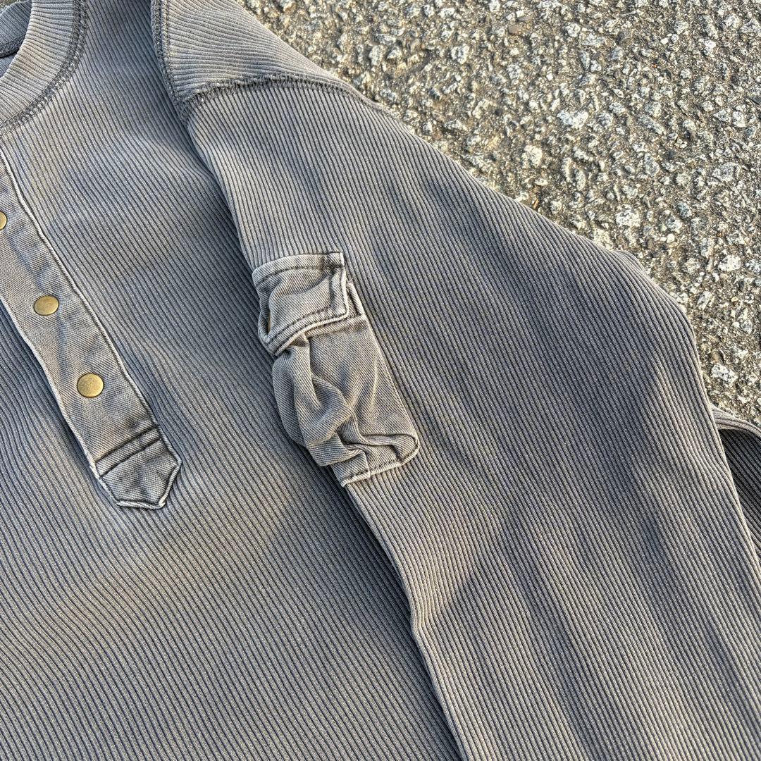 00s old uniqlo ヘンリーネック カットソー