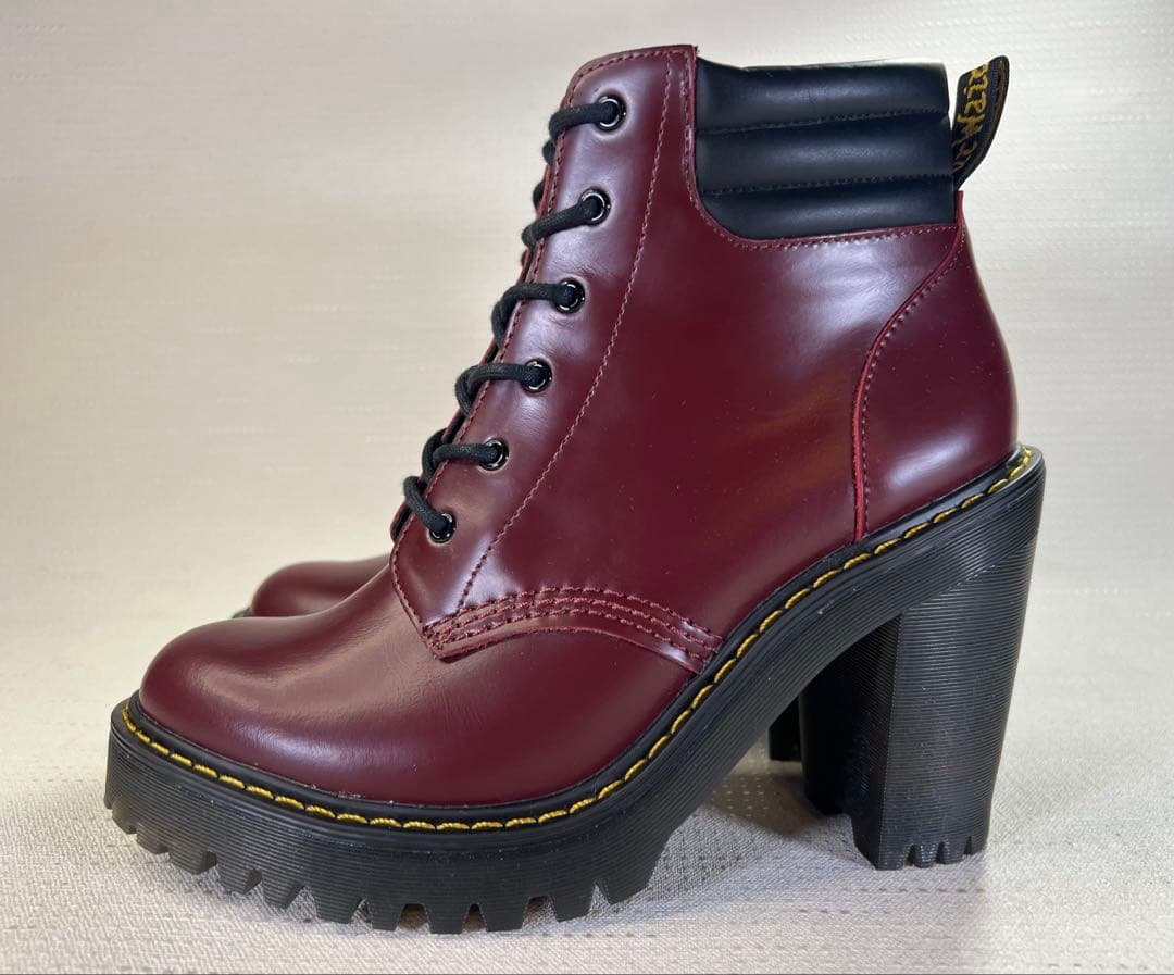 UK5_24cm 美品 Dr.Martens PERSEPHONE ヒールブーツ