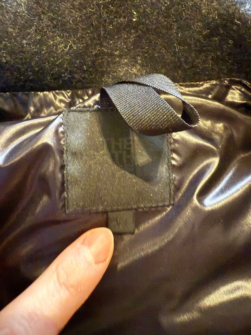 THE NORTH FACE チャコールグレー ダウンベスト Lサイズ