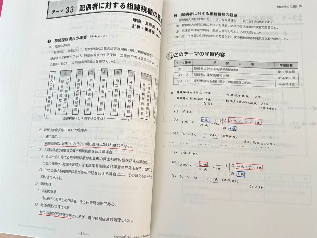 TAC　相続税法　2026年　基礎マスター　税理士