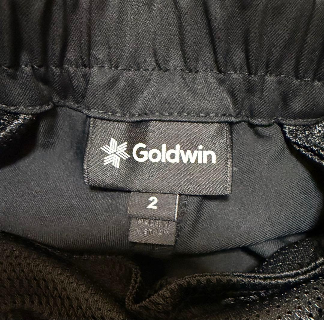 【美品】Goldwin スリムテーパードストレッチパンツ (ブラック Mサイズ)