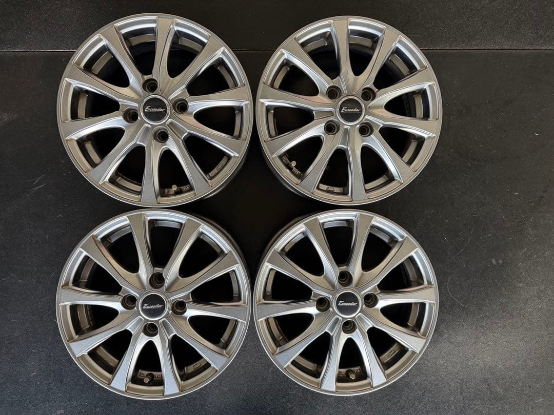 Exceeders ホイール 14×4.5J +45 4本セット中古