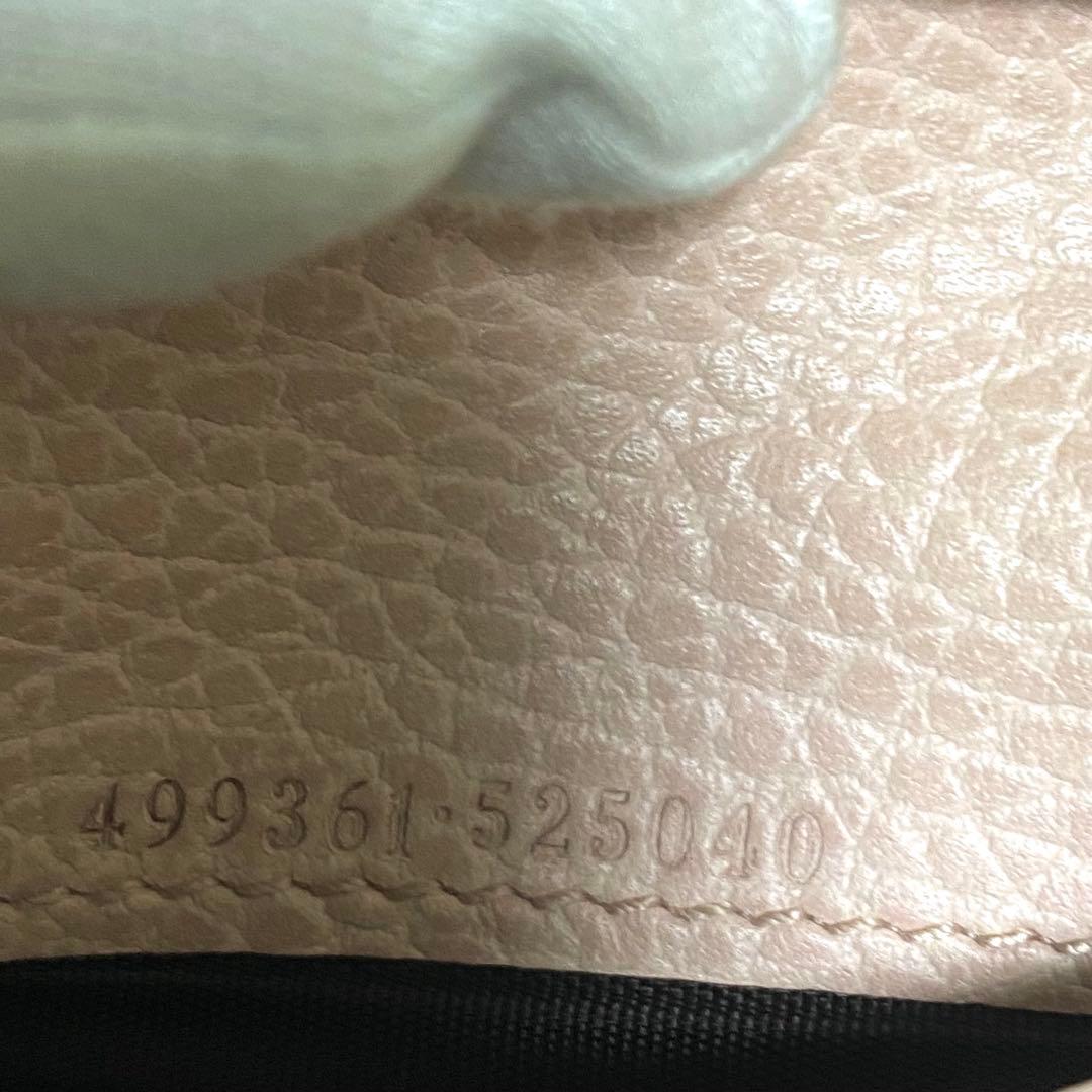 GUCCI グッチ✨ GGマーモント バタフライ 二つ折り財布 蝶 シボ革