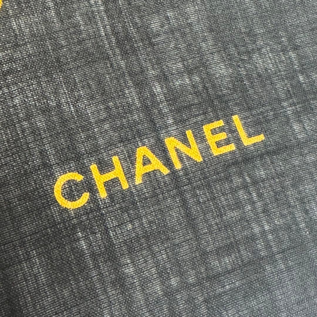 CHANEL シャネル 大判スカーフ ココマーク ボタン柄