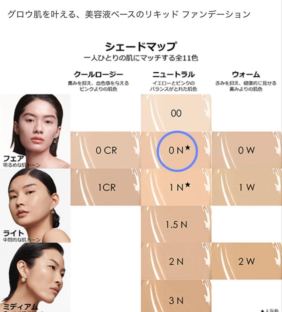ディオールスキン フォーエヴァー フルイド グロウ 0N