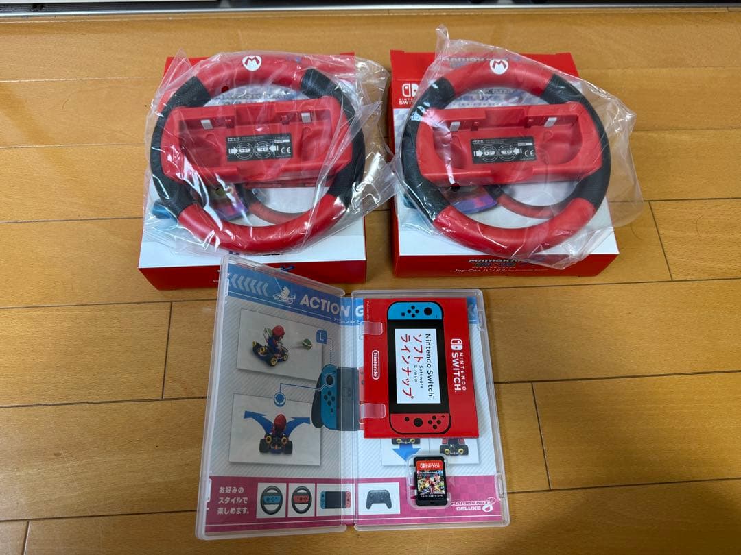 マリオカート8 デラックス　Joy-Conハンドル2個