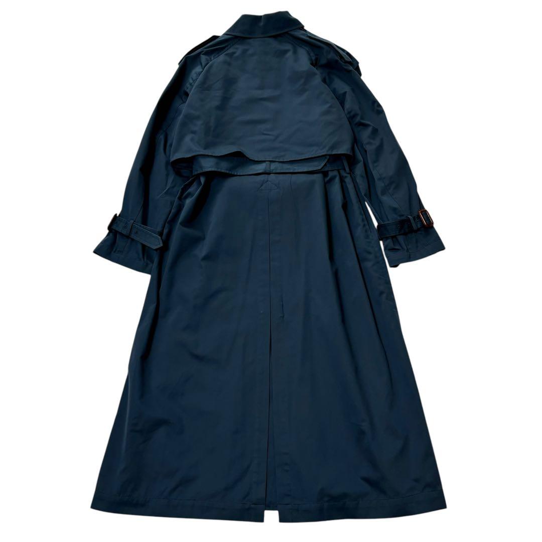 【美品】6 BIG TRENCH COAT シルク混 ビックシルエット